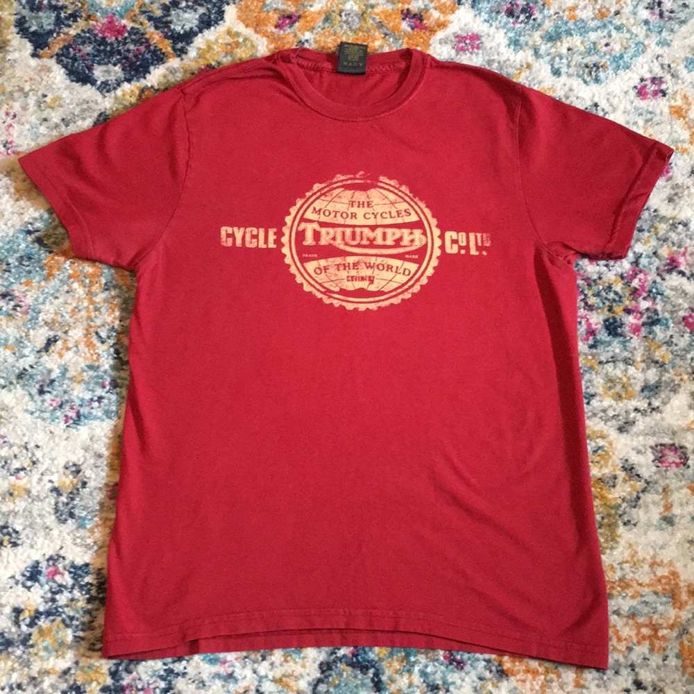 Lucky Brand Triumph Motorcycles T-shirt